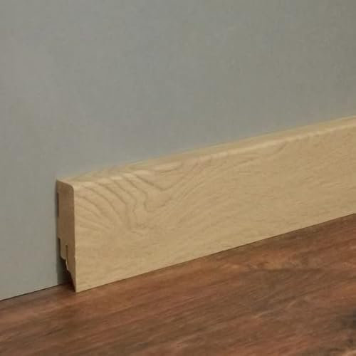 Sockelleiste/Fußleiste/Bodenleiste Lecco-147 (73400) - Landhaus Eiche