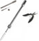 blntackle76 Set Fischtöter robust Edelstahl mit Schraubklinge Fischbetäuber Priest 2 in1 mit Klinge rostfrei Angelmesser + gratis Angelschere