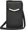 Woodland Leathers Crossbody Phone Bag For Women: Vegan Leather Mobile Phone Bag With Anti-theft Zipper Pocket - Stylish Compact Solution Cross Body Bag Women Multi-section Card Pockets