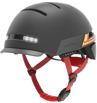 Livall Unisex – Vuxen BH51M NSO cykelhjälm, svart, L