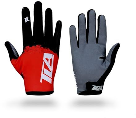 TLA STEEX guantes de motocross, mtb enduro, trial, bmx, hombre, mujer y niño, Ropa de moto y bicicleta. Guantes moto y ciclismo, verano, elásticos, ligeros, transpirables y resistentes al desgaste.