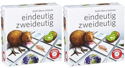Piatnik Spiele PIA06603 Eindeutig Zweideutig 6603, Edition 1 (Packung mit 2)