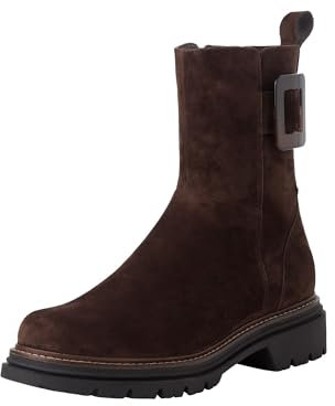 Tamaris Damen Stiefelette Leder bequem; MOCCA, EU 39