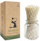 Pajitas de Bambú Ecológicas [Pack de 240-20 cm] Biodegradables Pajitas de Fibra de Bambú Desechables para Bebidas Calientes y Frías, Compostables, 100% Seguras y Reciclables