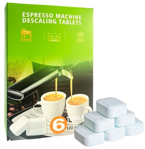DORTHEA Coffee Maker Descaler Tablet for Miele Coffee Machine,Descaling Tablets Compatible with Miele Automatic Coffee Maker Cm6160 Cm5510 Cm7550 Cm5310 Cm6150-6 Counts (6 Descaler Tablet)