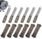 GGTE 44715 Lot de 2 inserts de mâchoire avant pour machines à fileter RIDGID 300 535