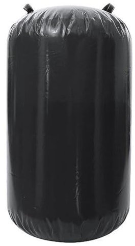 XIUsheUA Aufblasbare Gymnastiktonne Luftroller Aufblasbare Roller Gymnastik Zylinder Trainer Sport Fitness Air Matte Roller Atemwege Yoga Workout(Black,120x85cm)