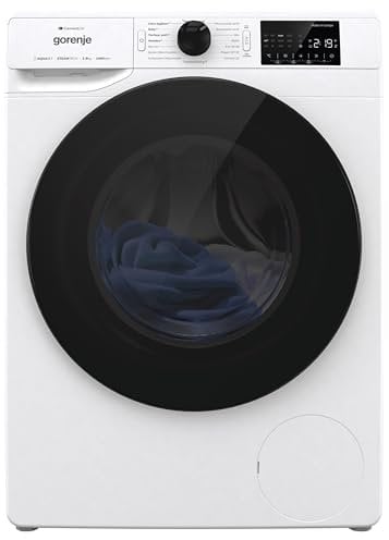 Gorenje WPNEI94DA1TS Waschmachine mit Dampffunktion/ConnectLife / 9Kg / 1400 U/min / 15 Programme/Totaler AquaStop/WaveActive Trommel/ExtraHygiene/PowerWash/Schnell Waschgang/EEK: A-10%