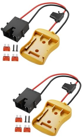 jojofuny 2st Batterieadapter Multifunktionaler Power-wheel-adapter Diy Batteriestromanschluss Stromanschluss Für Rc-car Stromanschlussadapter Netzteil Selber Bauen Stromrichter Für Diy Abs