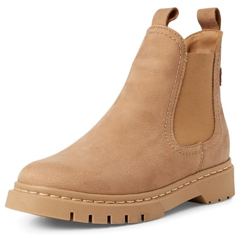 Tamaris Damen Stiefel Leder beige 38