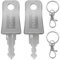 Gilt für TSA Schlüssel für TSA Schloss - 2 Stück Kompatibel mit TSA007 Schlüssel & TSA002 Schlüssel für TSA Kofferschloss, TSA Key, Universell Multifunktionale Gepäckschlüssel mit 2 Schlüsselanhängern