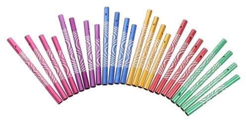 FUNOMOCYA -Teiliges Windspielröhren-Set Aluminium-Windröhren Leere Windspielröhren für DIY-Windspiel-BAU und Draußen-Dekoration