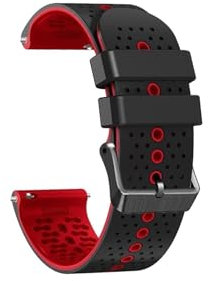 Cinturino da polso da 22mm Adatto for Huawei Watch 3Pro new/ 3 SE/ 3Pro GT 2 3 46mm/ Buds/Runner(Black Red)