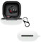 carinacoco Custodia in silicone per Beats Fit Pro con moschettone, morbida e flessibile, ultra sottile, antiurto, custodia per auricolari Beats Fit Pro, colore: bianco