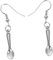 FOMIYES 1Pair Mini Spoon Earrings for Women Chic Ear Pendants Dangle Design present for Teens Friends Stylish Accessories for Parties and Daily Wear
