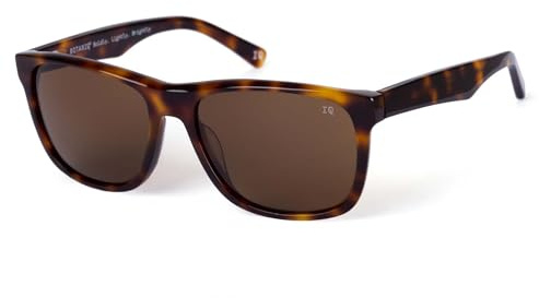 Botaniq Quadratisch Azetat Brille in Braun für Herren, optional mit Sehstärke (Modell BIS-7015-102)