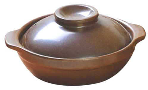 PEPLAYTAL Cazuela De Cerámica Grande Para Cocinar Olla De Cerámica Para Guisar Para Altas Temperaturas Diseño Doble Asa Adecuado Para Preparar Arroz y Guisos Caseros