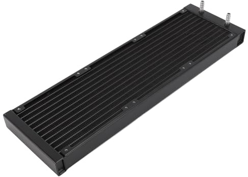 Denash Wärmetauscher-Kühler durch Effiziente Wasserkühlung Aluminiumlegierung Kühler für Einen Weichen 6-7-mm-Schlauch, Ideal für Druckgerätedruckmittel