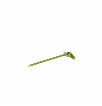 Bamboo Knot Pick Looped Skewer (Case of 100), PacknWood - Biodegradable Wood Sticks for Appetizers, Drinks (2.8) PK209BBBCL70