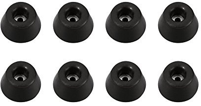 Adam Hall Hardware 4901 M8 AH - El conjunto de 8 pie de goma 30 x 15 mm en bolsa