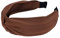 axy Breiter Haarreif mit raffinierten Knoten-Vintage-Wunderschön Stirnband Haarschmuck Damen Haarreifen HR34b Stil A (Stil A - Braun)