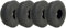 Parnells 11x4.00-4 Pneu Tondeuse 4plis Multi Gazon - Pelouse Pneu - Wanda P332 Ensemble de 4