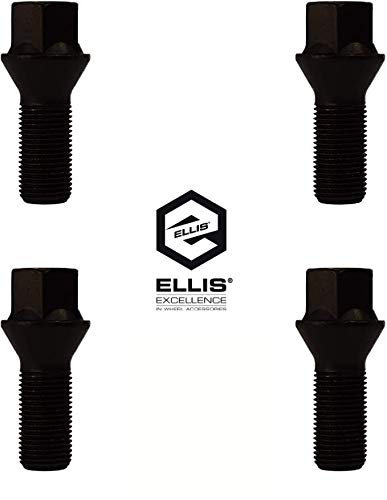 Ellis M14 x 1,25, filettatura 28 mm, bulloni conici compatibili con Mini, BMW e altro (4)