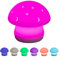 Hellum LED Nachtlicht Pilz, Kinder Tischlampe mit Touch, Beleuchtung in mehreren Farben, Silikon Soft Touch, 523706