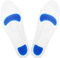 Solette di supporto per in silicone, solette per assorbimento degli urti Sollievo dolore Fascite plantare Supporto per plantare traspirante PU Solette sportive uomo Donna(39-40)