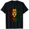 Reggae Löwe Dreadlocks Wildkatze Rasta Afrika Rastafari Look T-Shirt