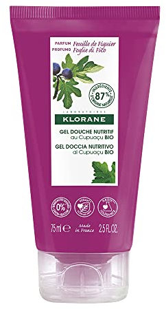 Klorane Gel doccia nutriente con foglia di fico cupuaçu biologica 75ml