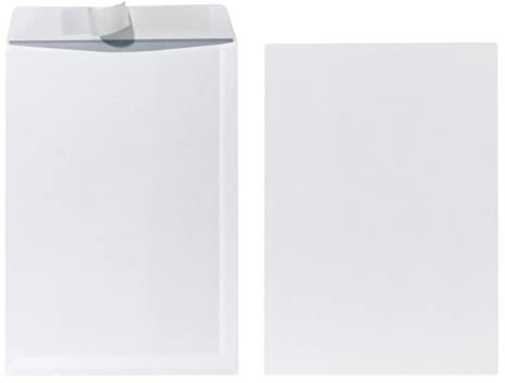 Herlitz Versandtasche C4 90 g Haftklebend, mit Innendruck in Folienpackung, Weiß (150 Stück)