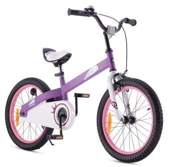 RoyalBaby Unisex-Youth Honey Kids Bike, Lilac, 16 Zoll