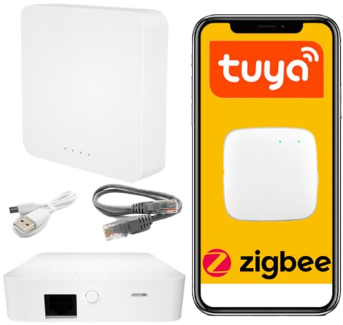 Sone Smart One ZigBee Gateway 3.0 LAN RJ45 Tuya Smart Life Hub | bis 50 geräte, mesh netzwerk, micro-usb, lan kabel, ohne wlan