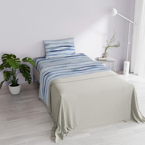 Italian Bed Linen Bettwäsche Dafne, 100% Mikrofaser, Einzelbett, Blair