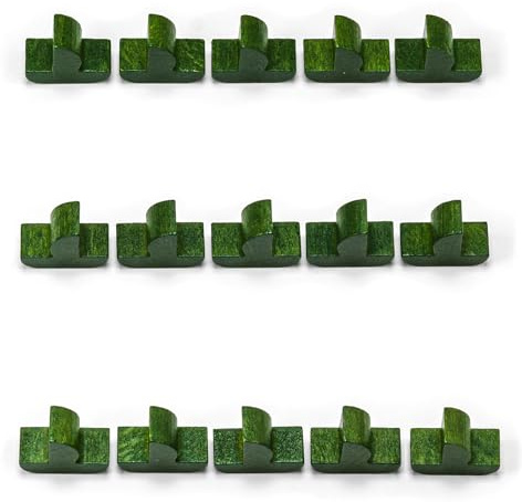 Waldfelsen® Hozfiguren: 15 Schiffe geeignet für Die Siedler (Farbe: Moosgrün)