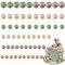 LARDUX 60 PCS Tortendeko Kugel -Cupcake Kuchen Dekorationen mit Wild One Mini Ballon Cupcake DIY Einsatz für Kinder Geburtstag Party Baby Dusche Mädchen Jungen- Grün Braun
