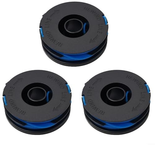 Strimmer Spool & Line,Trimmer Spool Line,Grass Strimmer Replacement Spool for Spear & Jackson GT450,GT600,N1F-GT-280/450-D,N1F-GT-300/600-D,S4528ET,S6030ET(3pcs)