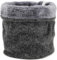 BARFULKER Winter Halsschlauch Herren Damen Warm Gefüttert Strickschal - Schlauchschal Halswärmer Gesichtsschal Fleece Loop Schal Winddichte Gesichtsmaske,Dunkelgrau