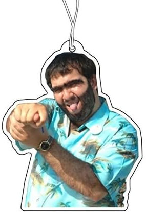 Lufterfrischer mit Receb Ivedik Motiv, Duftbaum Auto, Lustiger Auto Duftspender, Auto Tuning, Air Freshener, Duftanhänger Auto