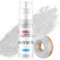 Paillettes Comestibles Spray Blanc, Waysroma Paillettes Alimentaires Comestibles Or Spray Paillette pour Pâtisserie, Fraises, Boissons, Gâteaux De Pâques, Fondants, Cocktails, Chocolat (5g)