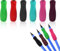 6 Pcs Colour Special Supplies Foam Pencil Grips Soft Foam for Adults, Paint Brush Holder Ergonomic Open Slip Insert Pen Right Left-Handed Use for Handwriting, Drawing, Coloring Education