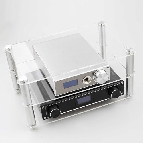 WNYAILLL Mueble Equipo HiFi Estéreo Supports, Mini HiFi Stand Rack, Estante De Almacenamiento De Componentes Estéreo, Soporte Tocadiscos de Vinilo, para Sala de Estar