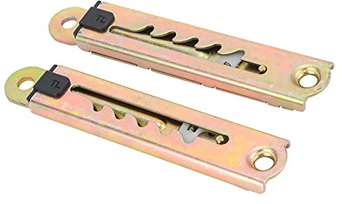 Einstellbare Hebescharniermöbel Hardwarezubehör hohe Härte Kleidung Widerständiges Sofa Bett Kopfstütze Einstellbare Winkelscharnier für DIY -Möbel Eisenmaterial 2 Pack (5-Gang-Ein-Blende)