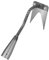 SZLIFE Outil d'attracteur de Weeder, Outil de Traction des Weeder, poignée Ergonomique, désherbage à Main Portable léger pour Plantation de pelouse Courte de, Acier Au Manganèse