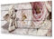 murando - Wandbilder XXL Engel 150x50 cm 1 tlg - Wand Deko Vlies Leinwand Bilder Groß Wanddeko Wohnzimmer Schlafzimmer Kunstdrucke Panoramabild - Holzoptik Blumen Rose Vintage h-C-0060-b-a
