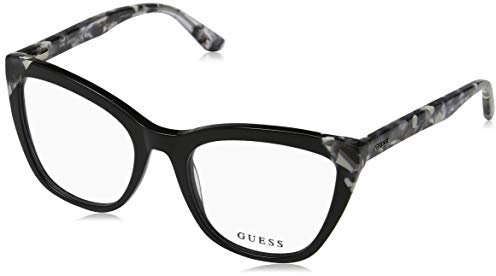 GUESS Unisex-Erwachsene GU2674 001 53 Brillengestelle, Schwarz (Nero Lucido)
