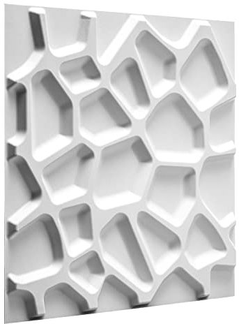 WallArt Gaps - Paneles de pared 3D (12 unidades, para 3 m² de superficie de pared, 50 cm x 50 cm, revestimiento de pared 3D, revestimiento de pared alternativo, 50 cm x 50 cm)
