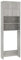 vidaXL Waschmaschinenschrank Betongrau 64×25,5×190 cm Spanplatte