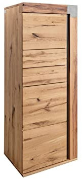 MASSIVMOEBEL24.DE Highboard Wildeiche/Zerreiche 53x45x142 Natur geölt New Amsterdam #06